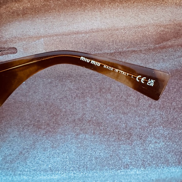 Miu Miu Brown Sunglasses - Picture 5 of 5